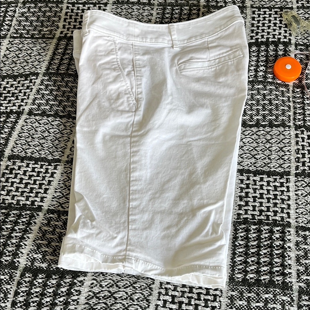 White Bermuda Shorts